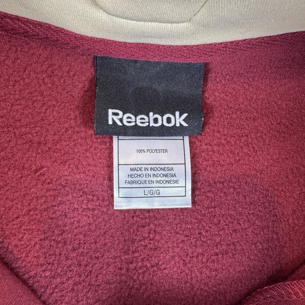 Boston College Eagles Reebok Fleece 1/4 Zip Pullover Chest Embroidered Men s L - Picture 4 of 12